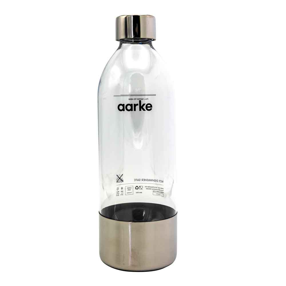 Aarke PET Water Bottle - Polished Steel Aarke PET Water Bottle - Polished Steel